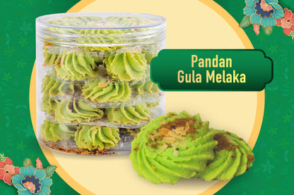 Pandan Gula Melaka Cookies
